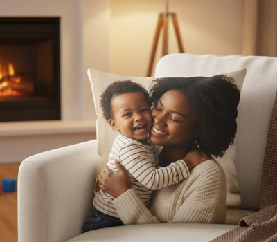 Turn your special moments into a pillow! Simply upload a photo of your loved ones and we’ll transform it into a cozy throw pillow you can cuddle, display, and cherish every day.