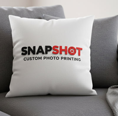 Promote your brand in a stylish way! Upload your business logo and we’ll create a professional custom pillow that’s perfect for offices, waiting areas, trade shows, and branding displays.